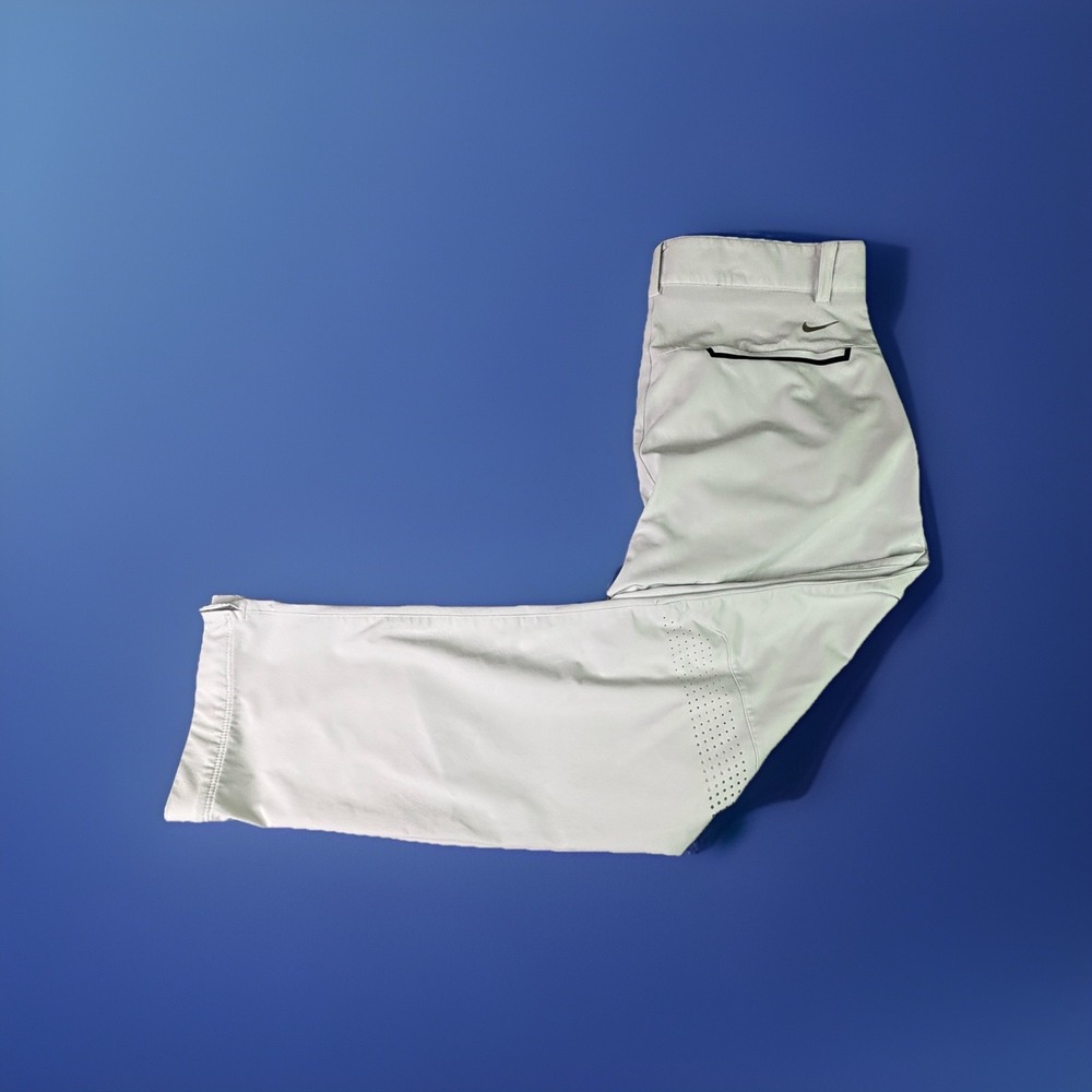 Nike Dri-FIT Men's Gray Golf Pants Flat Front Tour Performance Trousers 32x30‎
